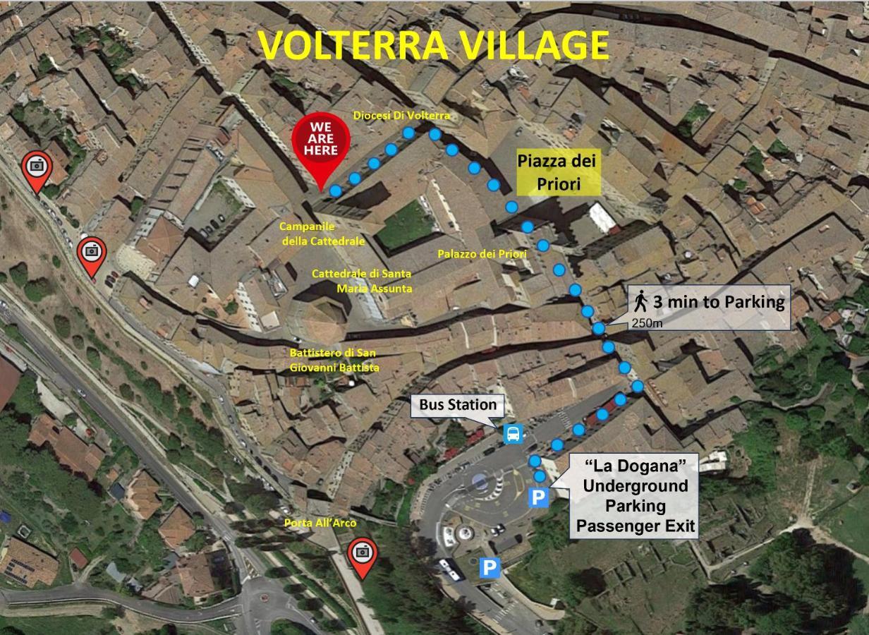 The Walkable Volterra Rooftop Suite מראה חיצוני תמונה