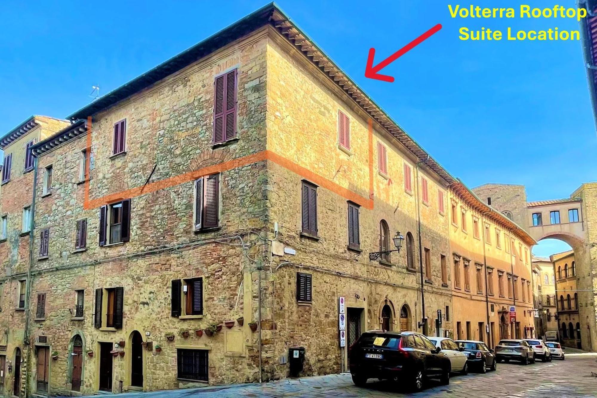 The Walkable Volterra Rooftop Suite מראה חיצוני תמונה